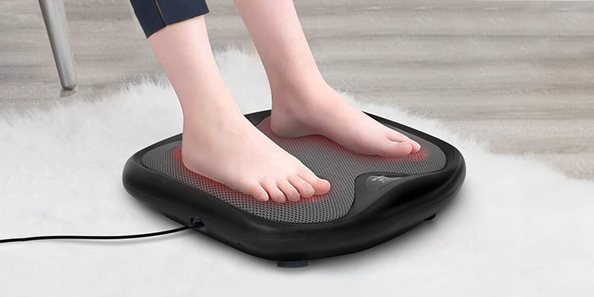 Foot and Back Massager with Heat by Snailax