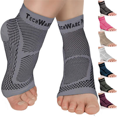 Ankle Brace Compression Sleeve by TechWare Pro
