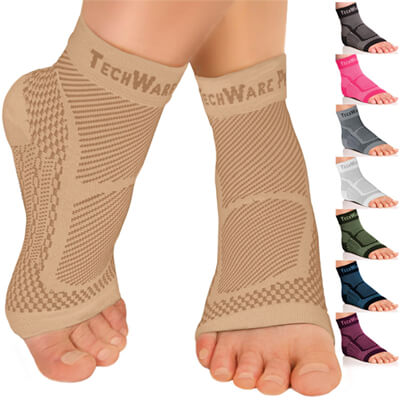 Ankle Brace Compression Sleeves by TechWare