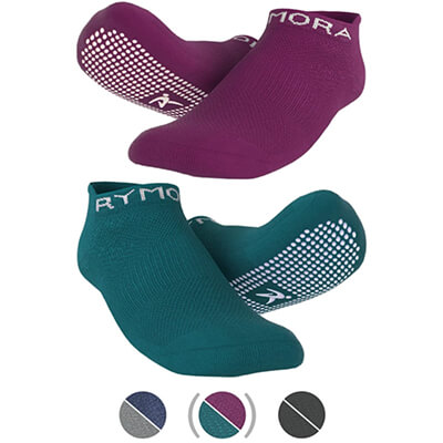 Non Slip Grip Socks for Women and Men by Rymora