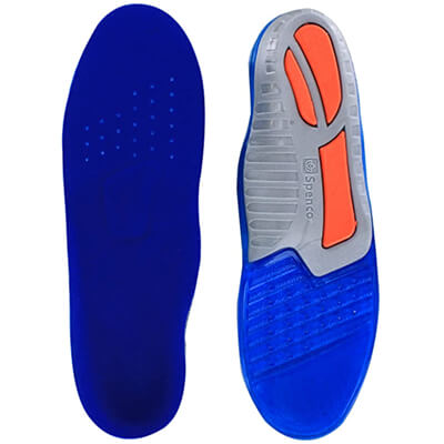 Total Support Gel Shoe Insoles for Men by Spenco