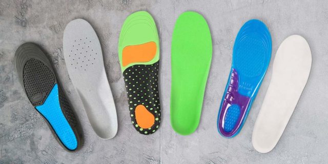 slides with gel insoles